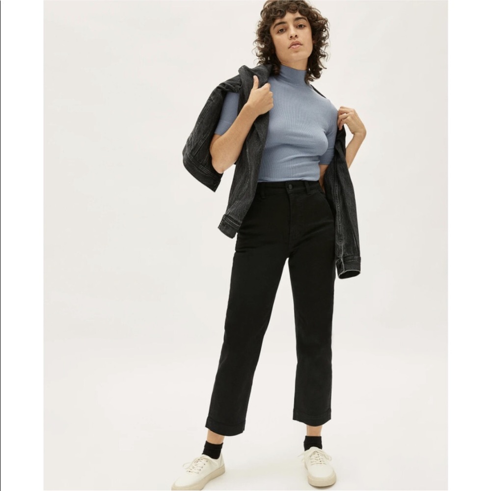 Everlane Straight Leg Crop Jeans